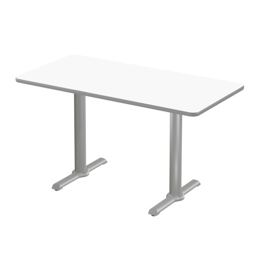 Dry Erase Bistro Pedestal Tables, 60" W x 30" D x 29" H, 30x60" Top, T-Base Base Dry Erase Bistro Pedestal Tables, 60" W x 30" D x 29" H, 30x60" Top, T-Base Base