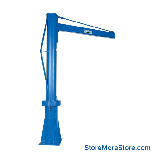 Portable Jib Crane, 72" W x 108.75" H, 72" Boom Length, 2 Jib Base Sockets Portable Jib Crane, 72" W x 108.75" H, 72" Boom Length, 2 Jib Base Sockets