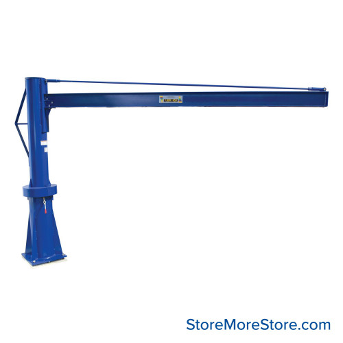 Portable Jib Crane, 120" W x 84.75" H, 120" Boom Length, 2 Jib Base Sockets Portable Jib Crane, 120" W x 84.75" H, 120" Boom Length, 2 Jib Base Sockets