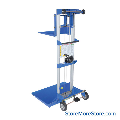 Manual Stacker Lift 21''W x 44''D x 144''H - A-LIFT-S-HP