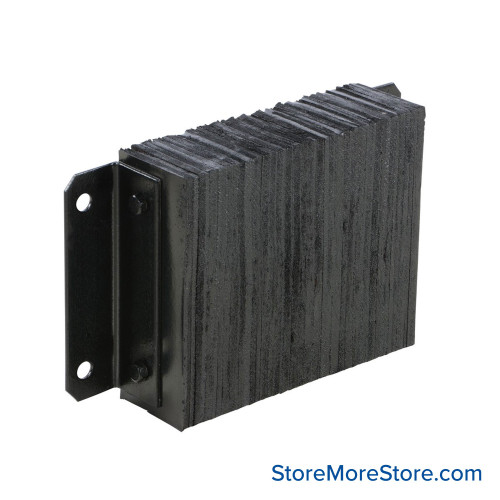 Rubber Dock Bumpers, 18" W x 4.5" D x 12" H