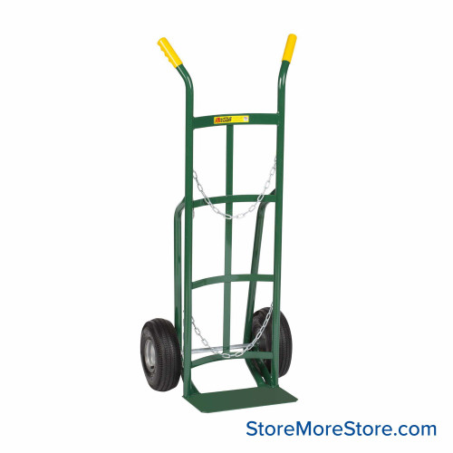 Gas Cylinder Hand Truck, 49" High, Two 10" Pneumatic Wheels, Dual Handle Gas Cylinder Hand Truck, 49" High, Two 10" Pneumatic Wheels, Dual Handle