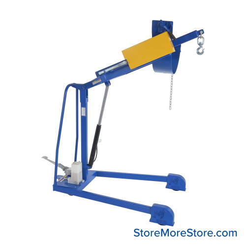 Hydraulic Drum Lifter, 40" W x 72.5" D x 55" H, 71.25" Drum Lift Height Hydraulic Drum Lifter, 40" W x 72.5" D x 55" H, 71.25" Drum Lift Height