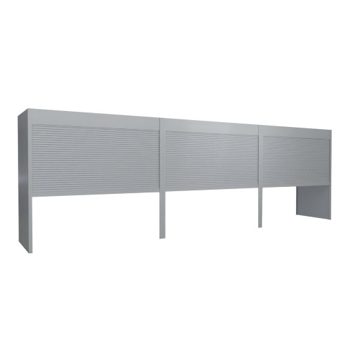 Locking Sliding Doors for Four-Deep Letter Shelving - Q865LT-4P8