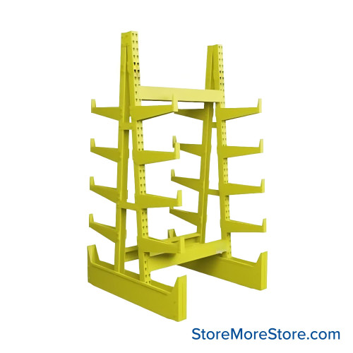 Cantilever Pipe Racks, 48" W x 54" D x 96" H, Double-Sided, 10 Levels (Including Base)