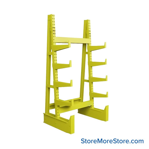 Cantilever Pipe Racks, 48" W x 36" D x 96" H, Single-Sided, 5 Levels (Including Base)