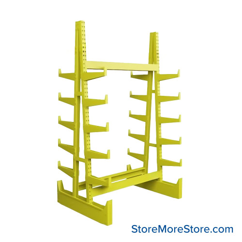 Cantilever Pipe Racks, 72" W x 54" D x 120" H, Double-Sided, 12 Levels (Including Base)