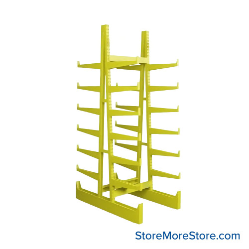 Cantilever Pipe Racks, 48" W x 78" D x 144" H, Double-Sided, 14 Levels (Including Base)