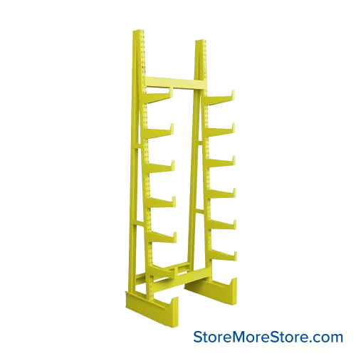 Cantilever Pipe Racks, 48" W x 36" D x 144" H, Single-Sided, 7 Levels (Including Base)