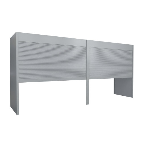 Locking Sliding Doors for Three-Deep Box Shelving, 218" W x 48" D x 102.75" H Locking Sliding Doors for Three-Deep Box Shelving, 218" W x 48" D x 102.75" H