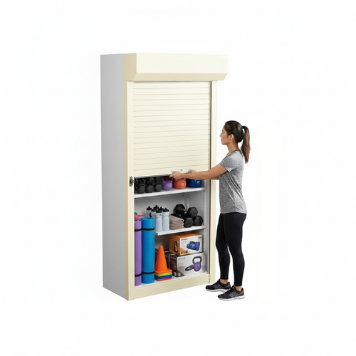 Shelving Security Doors and Shutters, 36" W x 100" H, 30 - 35.99" Width Range, Front Mount