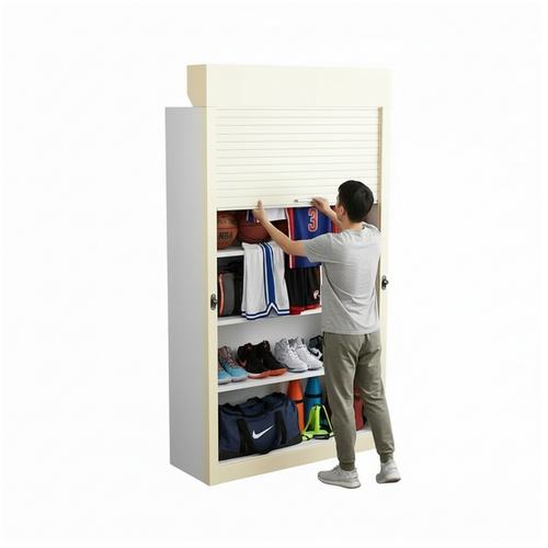 Shelving Security Doors and Shutters, 48" W x 91" H, 42 - 47.99" Width Range, Top Mount