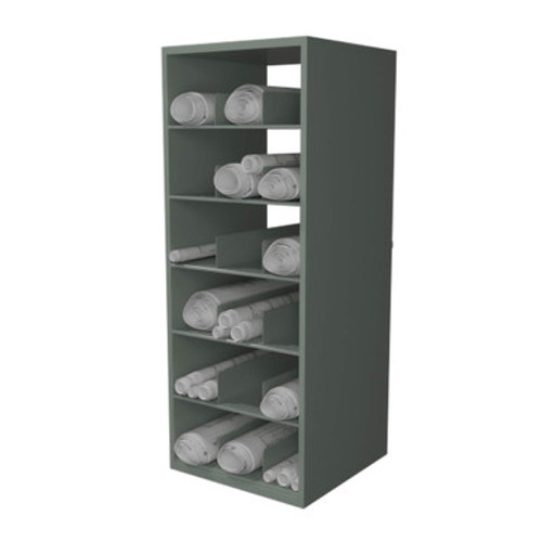 Rolled Blueprint Storage Shelving, 42" W x 36" D, 7 Shelves
