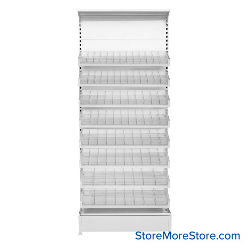 Pharmacy Shelving, 37.25" W x 27.5" D, Double Sided