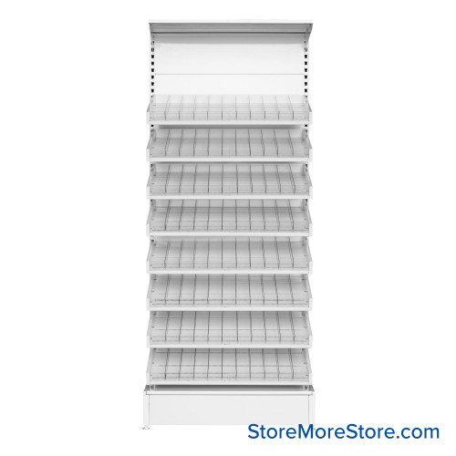 Pharmacy Shelving, 37.25" W x 19" D, Single Sided