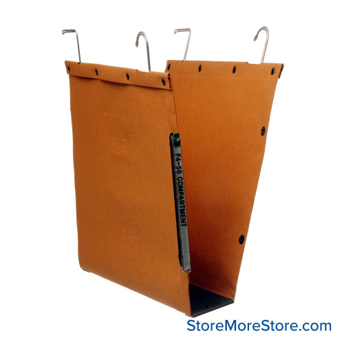 Oblique File Folders with Hooks 12''W x 1''D x 10''H - F490 Oblique File Folders with Hooks 12''W x 1''D x 10''H - F490
