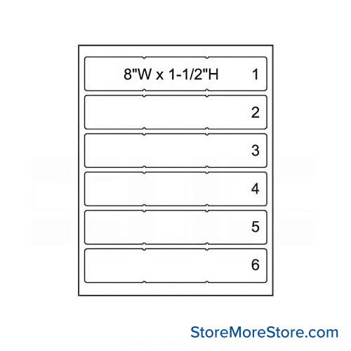 Colorbar Label 8''W x 2''H - 2482 Colorbar Label 8''W x 2''H - 2482