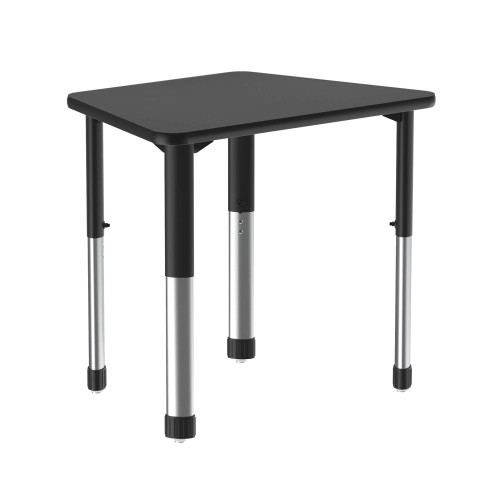 Flexible Classroom Tables, 32" W x 22" D x 25" H, Gray/chrome Flexible Classroom Tables, 32" W x 22" D x 25" H, Gray/chrome