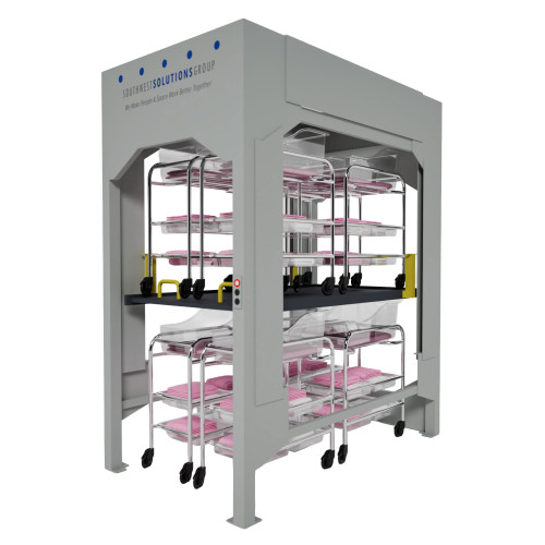 Two-High Universal Storage Lift for Cribs, Wheelchairs & Medical Carts