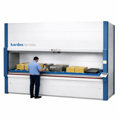 Kardex Shuttle XLD 500 Vertical Lift Module 144 x 34 Medium Duty Storage Trays (156.69 in W x 265.75 in D x 120.98 in H)