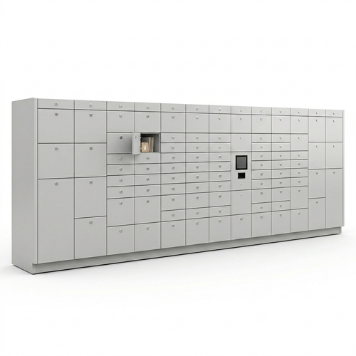 100 Opening Smart Student Package Locker - SMS-02-V60-SSG-SPL-100-STU