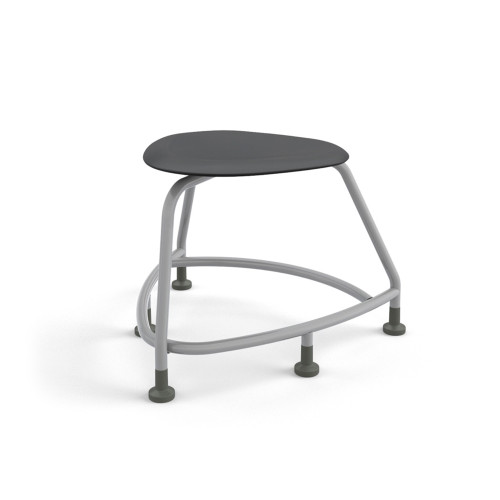 360 Backless Chair with Glides - Black (26 in W x 18 in D x 26 in H)