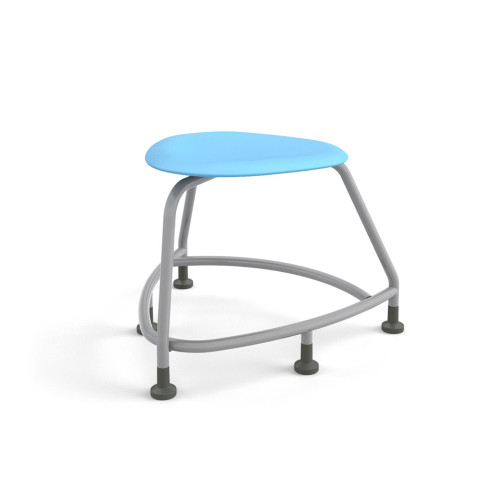 360 Backless Chair with Glides - Sky (26 in W x 18 in D x 26 in H)