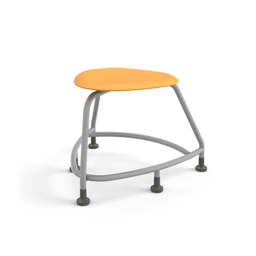 360 Backless Chair with Glides - Orange (26 in W x 18 in D x 26 in H)