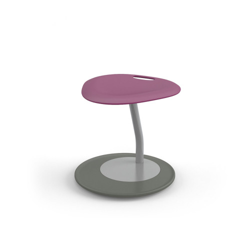 DISCO Active Learning Stool with Cantilevered Base - Purple (18 in W x 18 in D x 18 in H)