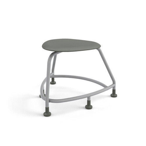 360 Backless Chair with Glides - Storm (26 in W x 18 in D x 26 in H)