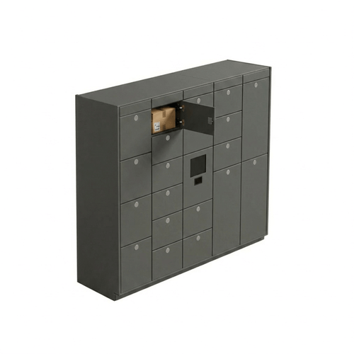 20 Opening Corporate Mail & Package Smart Locker System for Offices (49.5 in W x 80 in D x 24 in H)