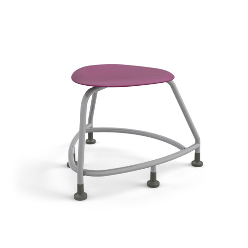 360 Backless Chair with Glides - Purple (26 in W x 18 in D x 26 in H)