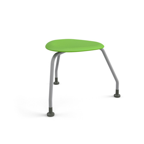360 Backless 3 Leg Chair with Glides Green Apple (26 in W x 18 in D x 26 in H)