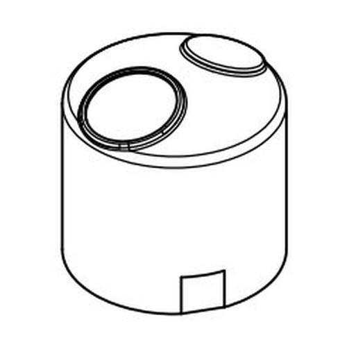 22 Gallon Vertical Plastic Storage Tank, 20'' Diameter x 20'' High