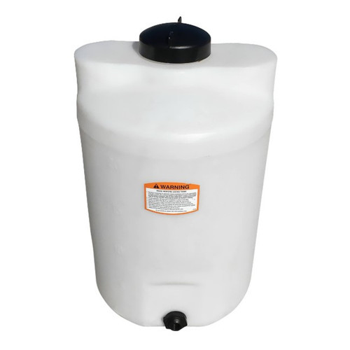 25 Gallon Vertical Plastic Storage Tank, 18'' Diameter x 29'' High