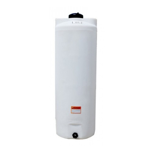 50 Gallon Vertical Plastic Storage Tank, 18'' Diameter x 53'' High