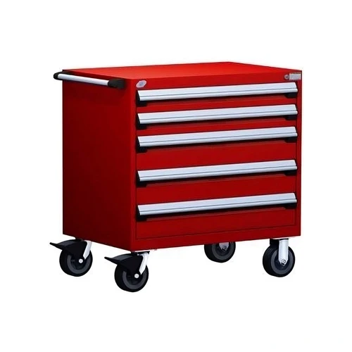 5-Drawer Heavy-Duty Mobile Drawer Cabinet 36'' W x 18D - R5BEC-3005