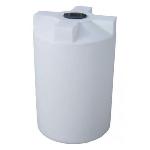 130 Gallon Vertical Plastic Storage Tank, 32'' Diameter x 46'' High