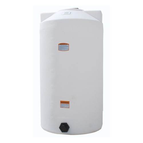 150 Gallon Vertical Plastic Storage Tank, 30'' Diameter x 56'' High