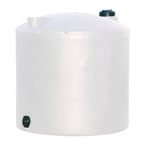 220 Gallon Vertical Plastic Storage Tank, 42'' Diameter x 44'' High