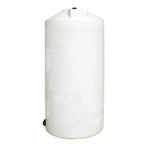 250 Gallon Vertical Plastic Storage Tank, 30'' Diameter x 89'' High