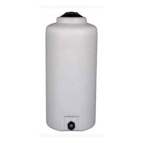300 Gallon Vertical Plastic Storage Tank, 35'' Diameter x 79'' High