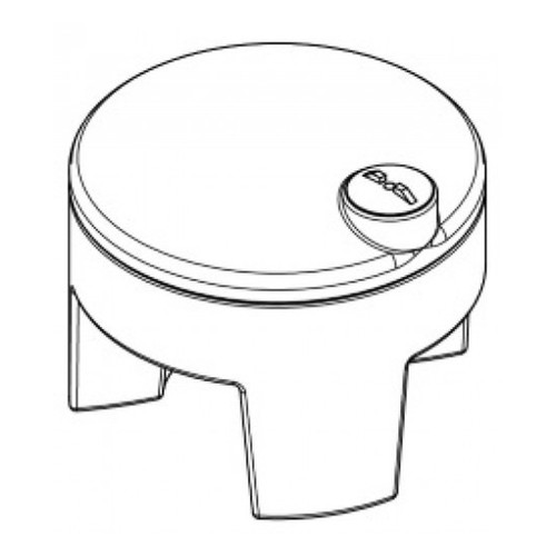 125 Gallon Cone Bottom Tank with Poly Stand, 48'' Diameter x 41'' High