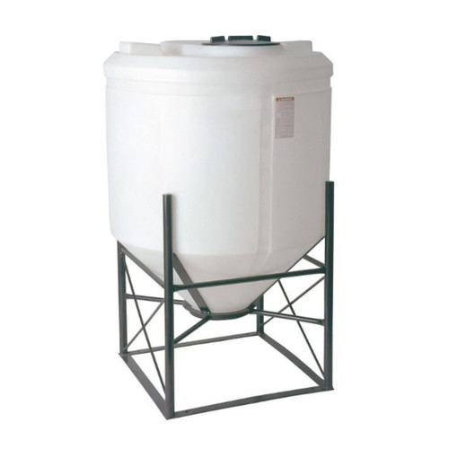 300 Gallon Cone Bottom Tank, 48'' Diameter x 56'' High
