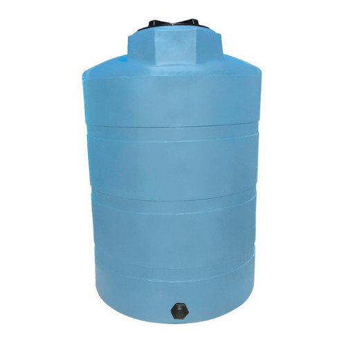 500 Gallon Heavy Duty Vertical Plastic Storage Tank, 48'' Diameter x 73'' High