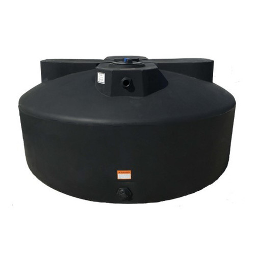 1,525 Gallon Vertical Water Storage Tank, 93'' Diameter x 62'' High