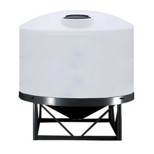 1,720 Gallon Cone Bottom Tank, 91'' Diameter x 78'' High