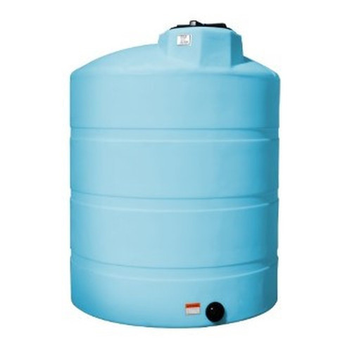 1,000 Gallon Heavy Duty Vertical Plastic Storage Tank, 64'' Diameter x 80'' High