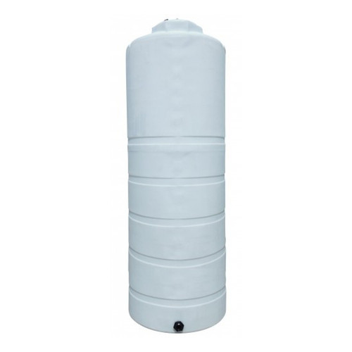 1,505 Gallon Vertical Plastic Storage Tank, 60'' Diameter x 135'' High