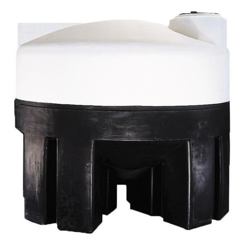 750 Gallon Cone Bottom Tank with Poly Stand, 73'' Diameter x 67'' High